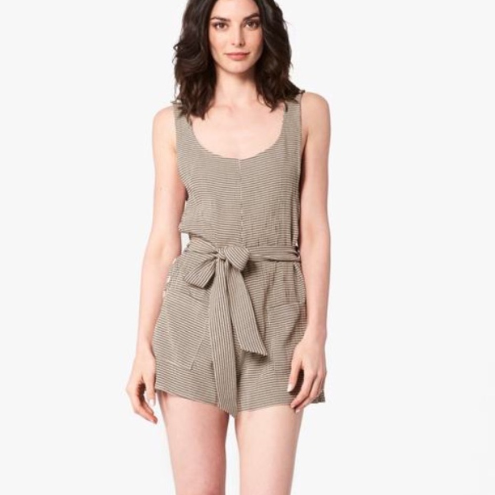 Whimsy & Row Kira romper in Gingham
